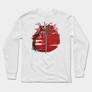 Pixel Katana Long Sleeve T-Shirt